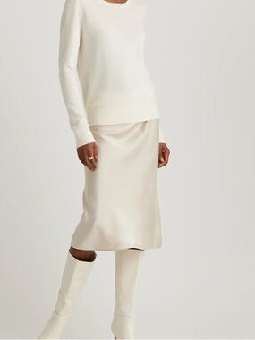 Quince Silk Mid Skirt